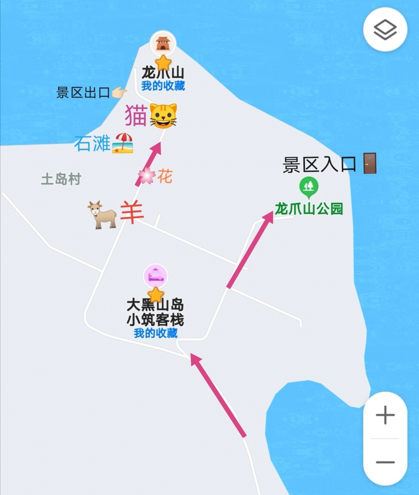 大连大黑山地图图片