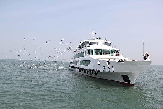 长岛海上游专线起航